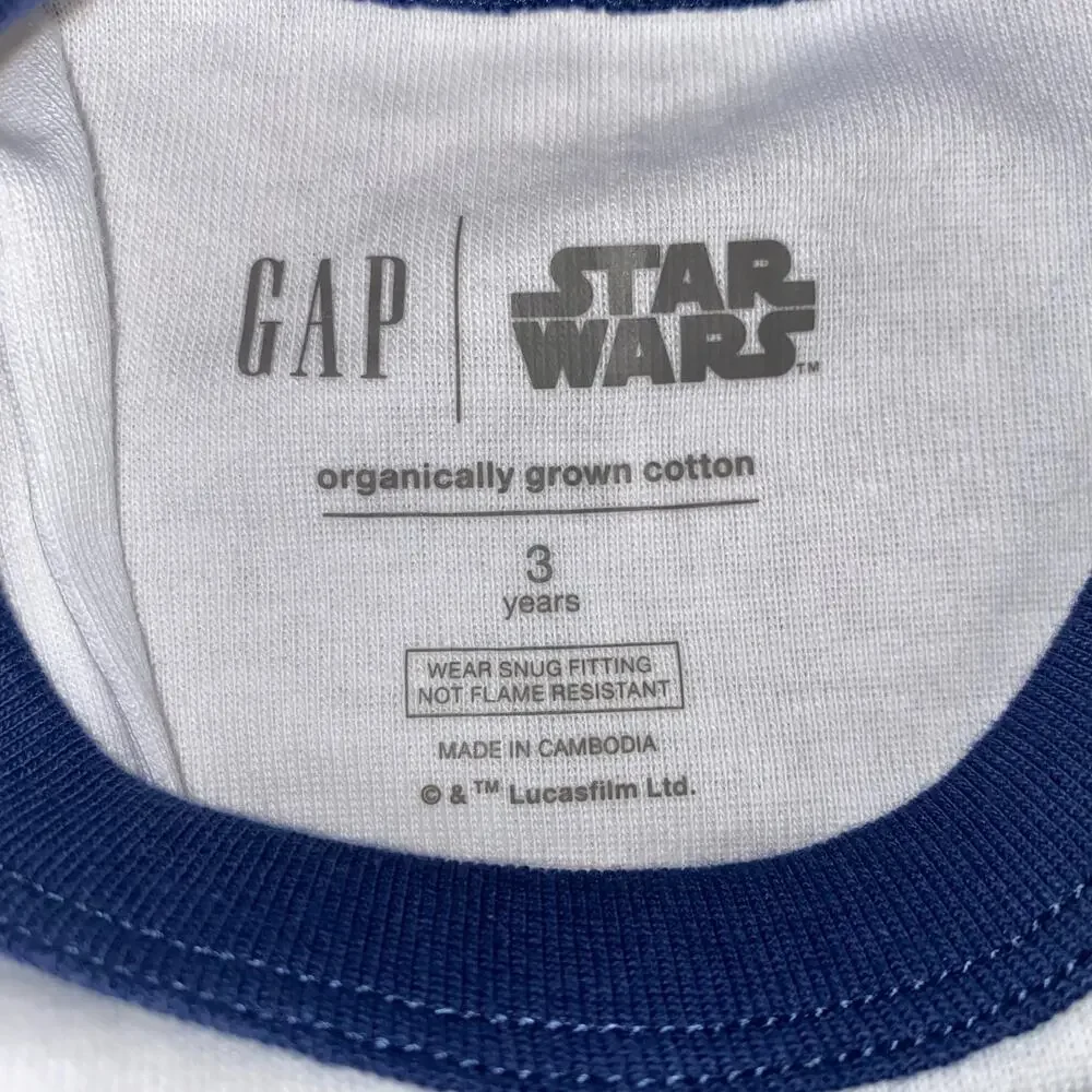NWT BabyGap Star Wars Darth Vader Organic Cotton PJ Set (3T)